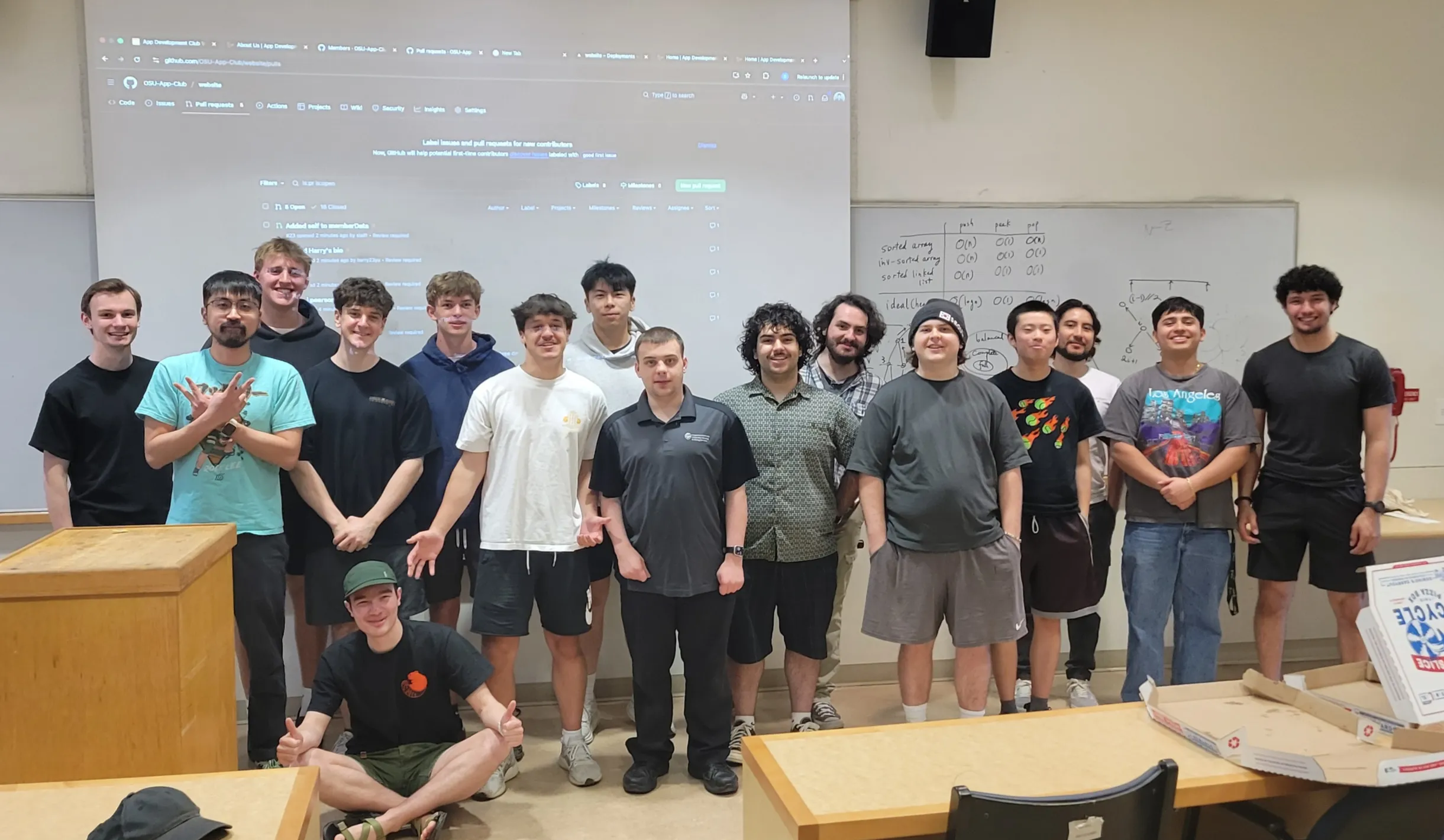 Club members during Jack Herrington Guest Lecture